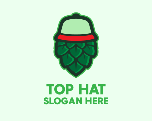 Hops Flower Cap  logo design