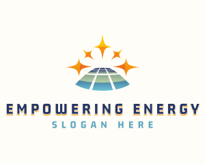 Sustainable Solar Panel logo design