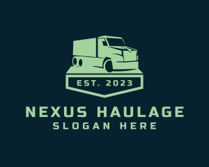 Truck Logistics Cargo logo design