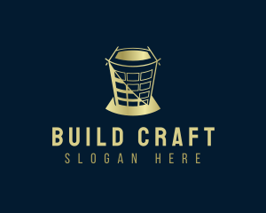 Building Construction Architecture logo design