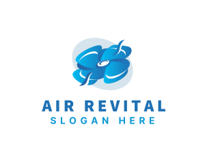 Fan Propeller Ventilation logo design