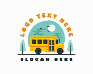 School Bus Vehicle logo