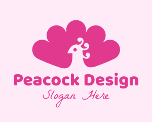 Pink Beauty Peacock logo