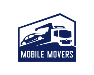 Car Hauler Truck Mover logo design