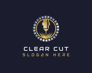 Premium Laser Engraving logo design