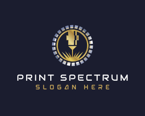 Premium Laser Engraving logo design