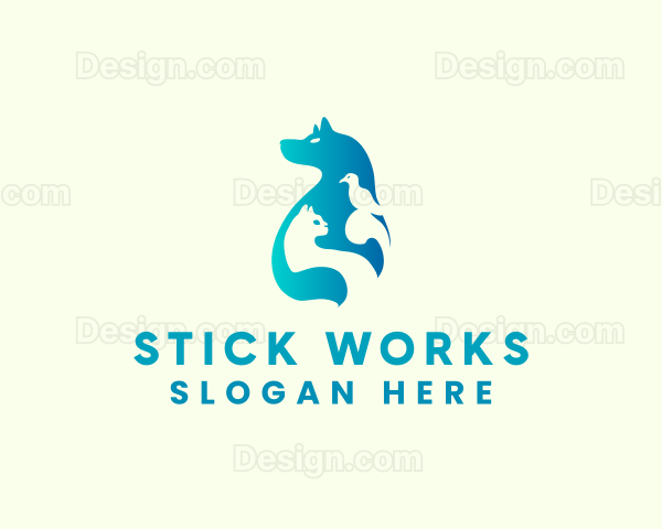 Veterinary Animal Pet Logo