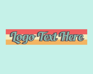70s - Hipster Store Company logo design