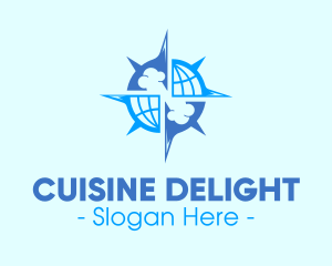 Global Chef Compass logo design