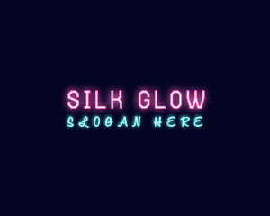 Glowing Neon Entertainment logo design