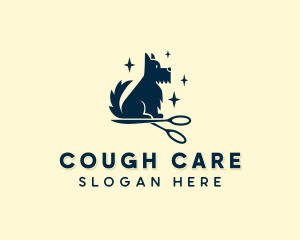 Terrier Dog Pet Care  logo design