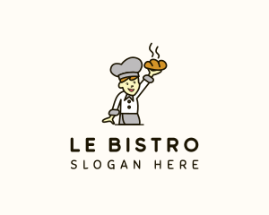 Bread Baker Boy logo design