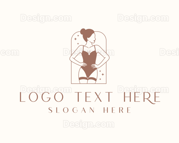 Lingerie Fashion Woman Logo