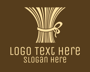 Material - Brown Hay Bundle logo design