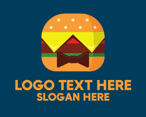 Bow Tie Hamburger Logo