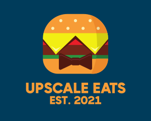 Bow Tie Hamburger logo design