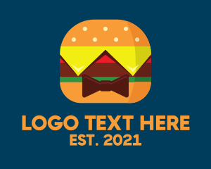 Hamburger - Bow Tie Hamburger logo design