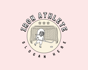 Hockey Training Kid logo design