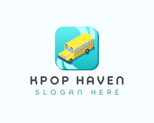 School Bus Shuttle logo design