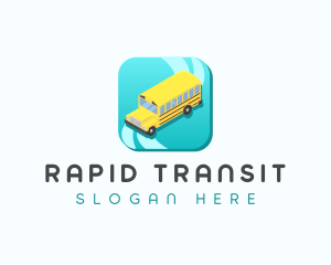 School Bus Shuttle logo design