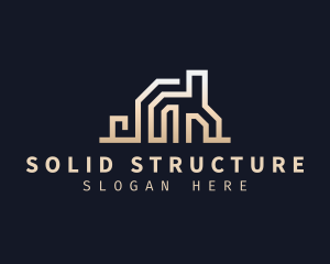 Building Structure Real Estate logo design