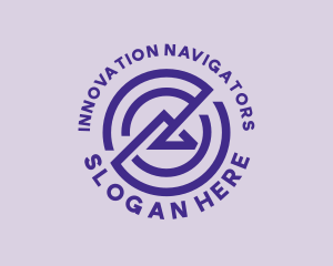 Radar Mountain Navigation logo design