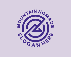 Radar Mountain Navigation logo design