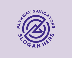 Radar Mountain Navigation logo design