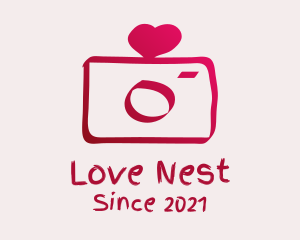 Love Heart Wedding Photography  logo design