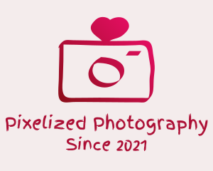 Love Heart Wedding Photography  logo design