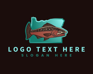 Oregon Fish Salmon logo