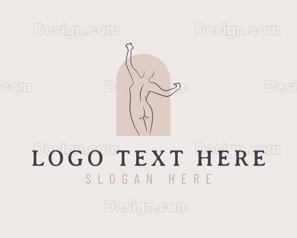 Elegant Woman Body Logo