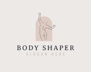 Elegant Woman Body logo design