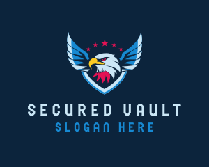 Military Eagle Wings logo design