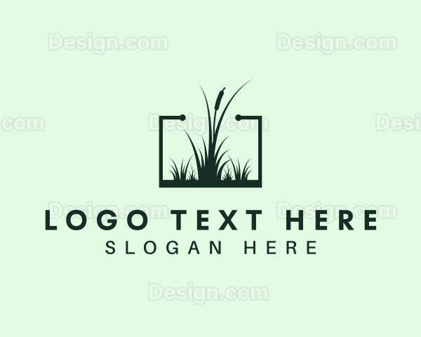 Gardening Grass Lawn Logo