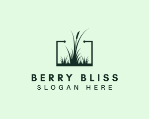 Gardening Grass Lawn logo design