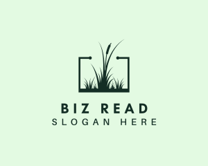 Gardening Grass Lawn logo design