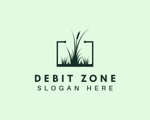 Gardening Grass Lawn logo design