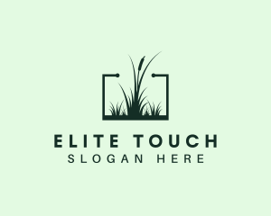 Gardening Grass Lawn logo design