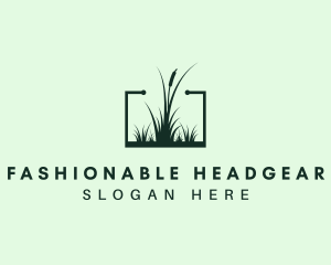 Gardening Grass Lawn logo design