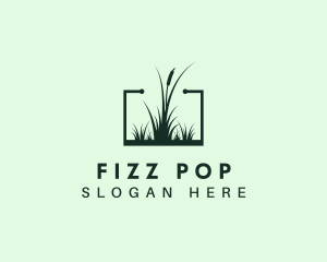 Gardening Grass Lawn logo design