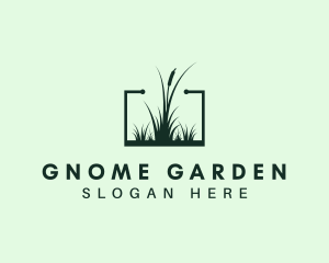 Gardening Grass Lawn logo design