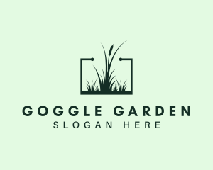 Gardening Grass Lawn logo design