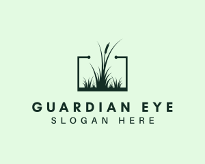 Gardening Grass Lawn logo design