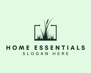 Gardening Grass Lawn logo design