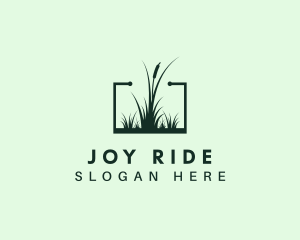 Gardening Grass Lawn logo design