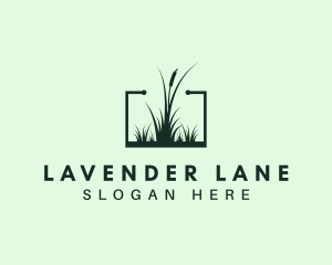 Gardening Grass Lawn logo design