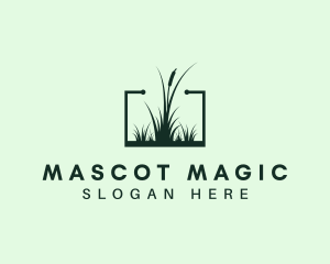 Gardening Grass Lawn logo design