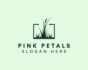 Gardening Grass Lawn logo design