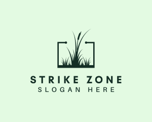 Gardening Grass Lawn logo design